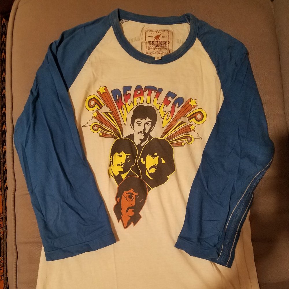 Trunk Tee- The Beatles baseball tee- size 2